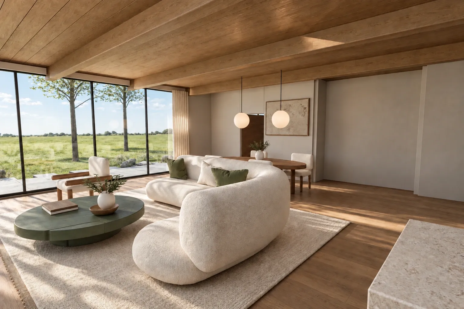 El mismo salón de Casa Olmo con el segundo estilo